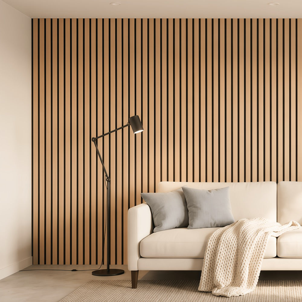 2/4 piezas de paneles acústicos de madera (120×60 cm), hechos de material de fieltro que absorbe el sonido, diseñados para aislamiento acústico, reducción de ruido y eliminación de eco, disponibles en una variedad de colores, adecuados para