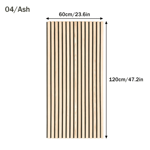 2/4 piezas de paneles acústicos de madera (120×60 cm), hechos de material de fieltro que absorbe el sonido, diseñados para aislamiento acústico, reducción de ruido y eliminación de eco, disponibles en una variedad de colores, adecuados para