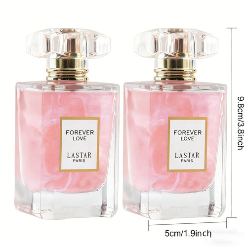2 Frascos Perfume Floral Dulce para Mujer 55ml x2, Fragancia Clásica Frutal, Perfume de Larga Duración con Rosa, Jazmín, Vainilla y Pachulí, Botella Rosa, Perfume para Citas Mujer, Regalo de Halloween/Navidad/Festividades product image