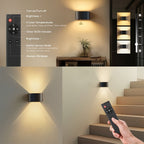 [2 piezas] Lámpara de pared a batería [2 para interior con sensor movimiento