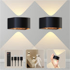 [2 piezas] Lámpara de pared a batería [2 para interior con sensor movimiento