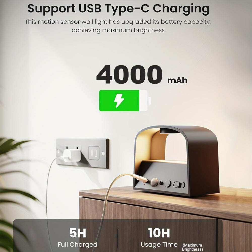 [2 piezas] Lámpara de pared a batería [2 para interior con sensor movimiento