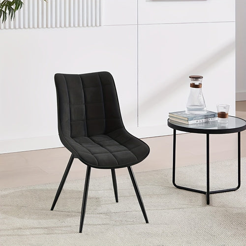 2 sillas de comedor, silla giratoria, silla de cocina, silla de sala de estar, sillón con respaldo, asiento de terciopelo, para cocina, sala de estar, sala de estar variant image