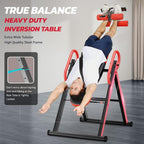 Mesa de Inversión de Gravedad de Alta Resistencia con Reposacabezas y Cinturón de Seguridad Ajustable - Estirador de Espalda para Alivio del Dolor, Relajación Muscular | Diseño Plegable que Soporta Hasta 136.08 KG