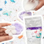 Polvo de Yeso Cerámico LG 1KG Blanco - Secado rápido, ideal para moldes, manualidades, trabajos artesanales, piezas de cerámica y decoración - DIY. Fácil de usar, adecuado para principiantes, seguro de trabajar e inodoro.