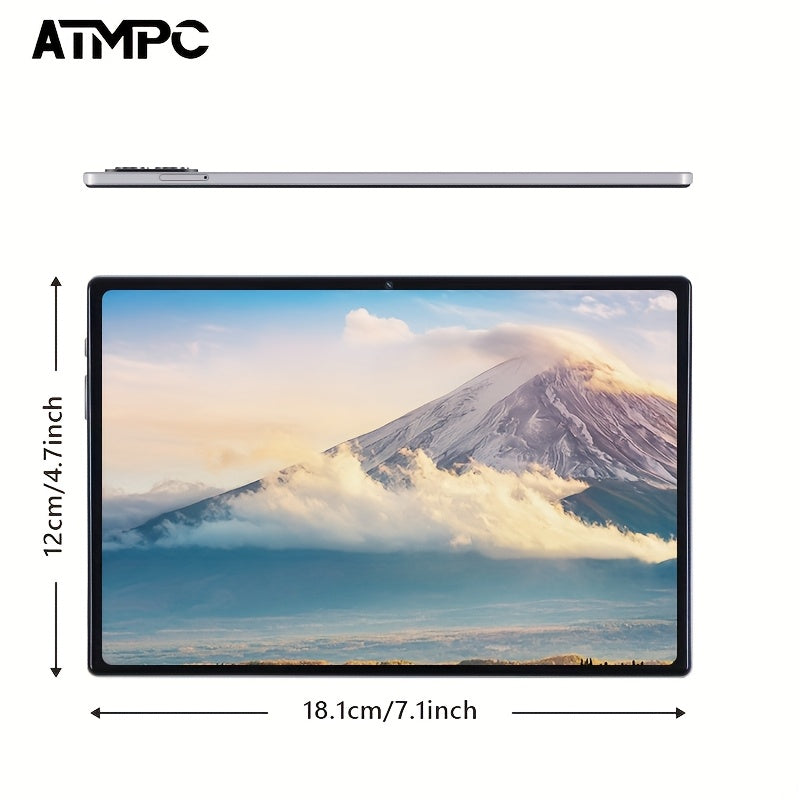 Tabletas Android | ATMPC, Tablet Android, Tablet Android 14 de 10 pulgadas con procesador Octa-Core, 12GB (4GB+8GB) y 128GB de almacenamiento