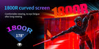 Monitor para juegos Gawfolk de 27 pulgadas, resolución 1080P (1920x1080), frecuencia de actualización ultrarrápida de 99Hz con altavoces integrados. Ideal para juegos y uso de oficina. Diseño de pantalla curva con puertos DisplayPort y HDTV. El regalo per