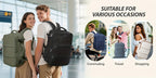Mochila de Viaje 40X30X20 CM, Dimensiones Ryanair 40X30X20 CM Mochila de Cabina/Mochila de Equipaje/Mochila de Aviación, Convertible de Mano, Ligera Ideal para Viajes Cortos, Se Adapta Fácilmente Debajo de los Asientos, Mochila Portátil para Laptop de 14"