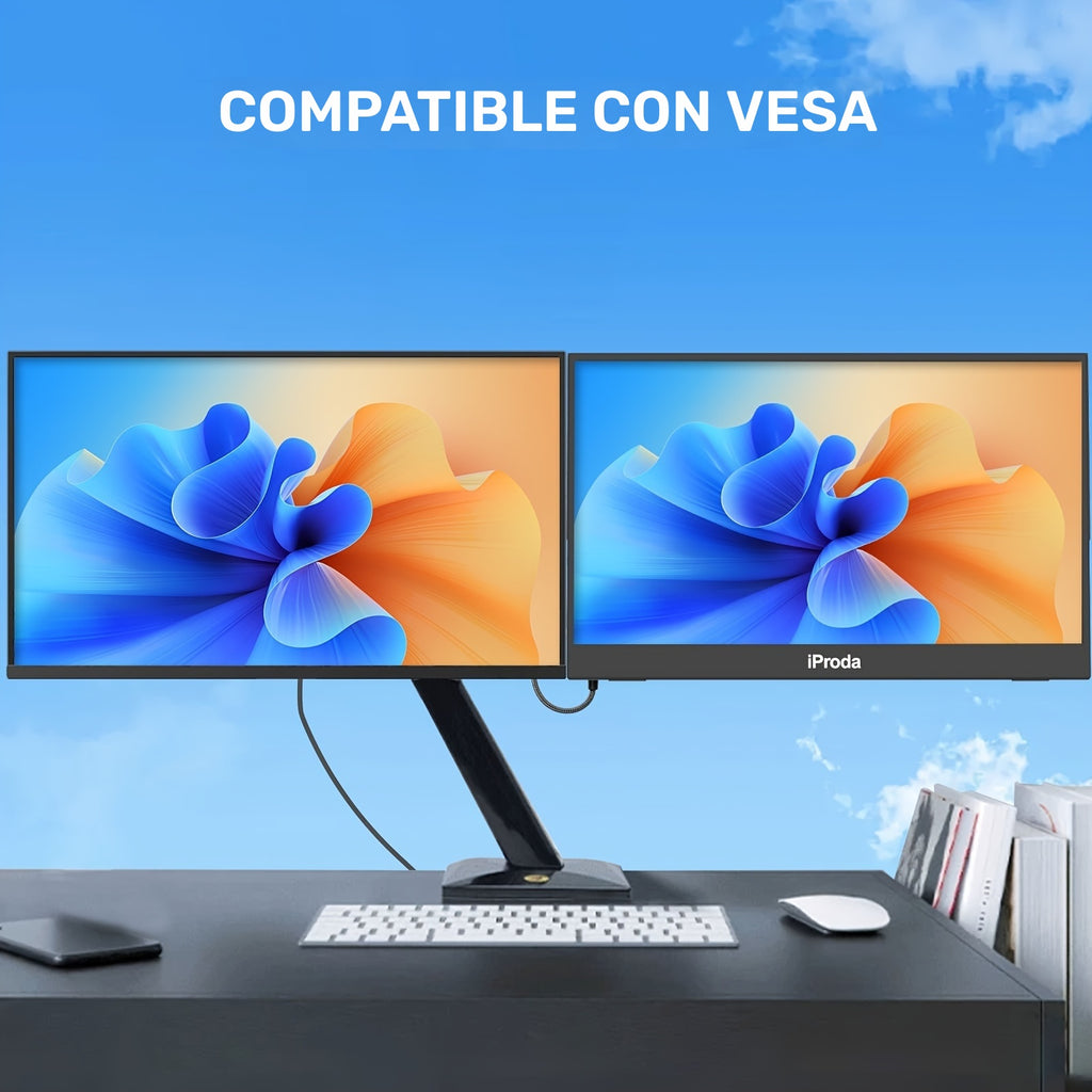 Monitor Full HD para ordenador y gaming portátil | Trabajo, juegos y segunda pantalla