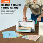 Máquina manual de troquelado y estampado VEVOR con apertura de 9" para arte, manualidades y scrapbooking