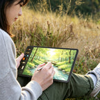 Cámara de seguridad | Tableta Android con sistema Android 16, tableta de 12 pulgadas con teclado, 24 GB (8 GB + 16 GB) RAM + 256 GB ROM, cámara