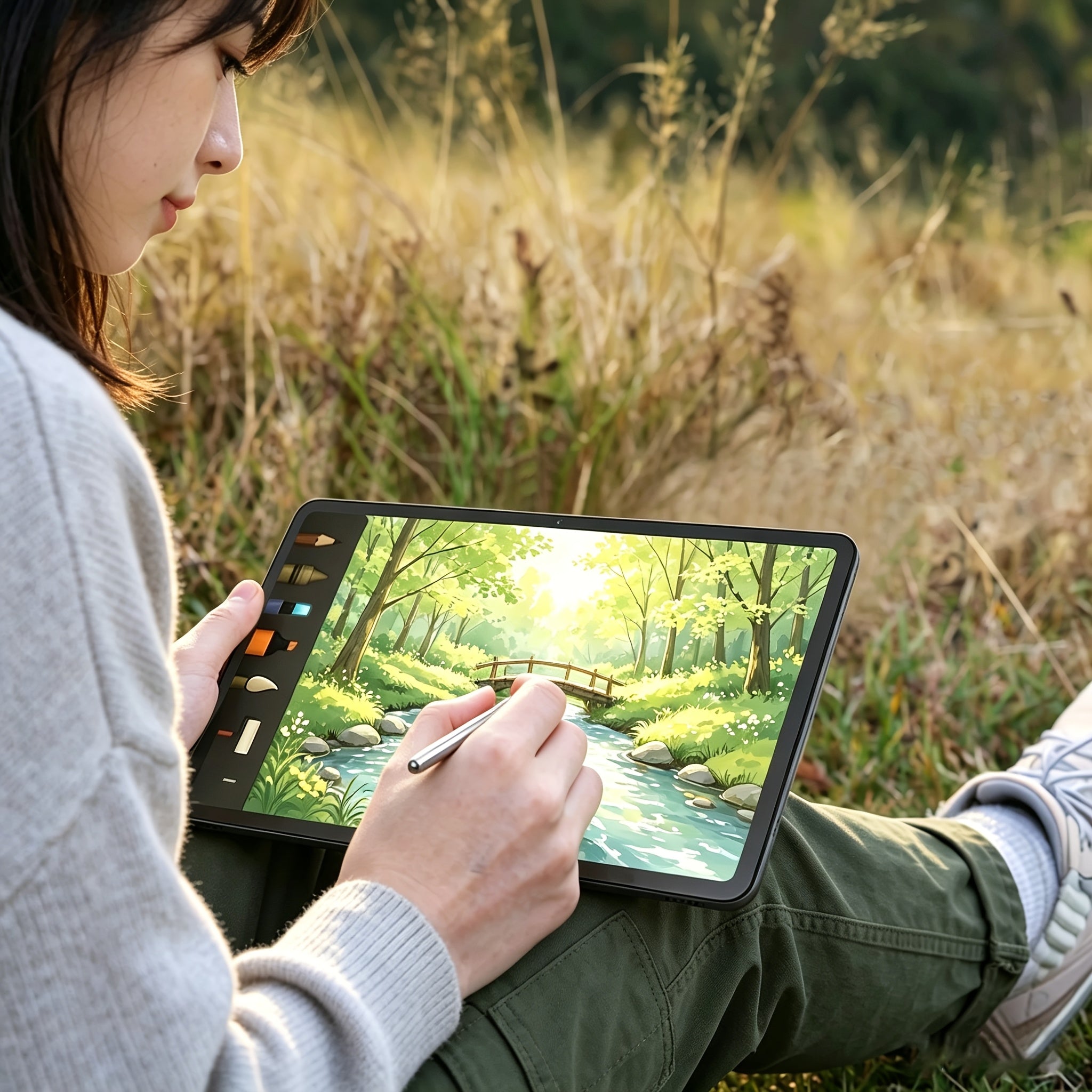 Cámara de seguridad | Tableta Android con sistema Android 16, tableta de 12 pulgadas con teclado, 24 GB (8 GB + 16 GB) RAM + 256 GB ROM, cámara