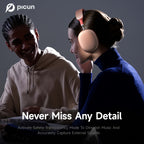 Auriculares Bluetooth | Auriculares híbridos con cancelación activa de ruido Picun con múltiples modos, auriculares inalámbricos supraaurales