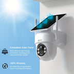 ANRAN Cámaras de Seguridad Inalámbricas 2K Solares para Exteriores, 2.4Ghz con Wifi, Visión Nocturna a Color, Comunicación de Audio Bidireccional, Compatibilidad con Alexa, Sensor de Movimiento PIR, para Vigilancia de Seguridad Doméstica Total