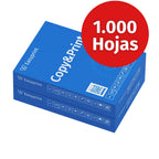 Papel para impresora Easyprint, papel de fotocopia de 1000 hojas, 2 x 500 A4 Premium, blanco alto CIE 160, certificado PEFC