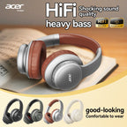 Auriculares Bluetooth | [Producto Oficial Acer] Auriculares Over-Ear Acer OHR559 OWS con Sonido Envolvente ACS, Bajos Potentes, Batería de Larga