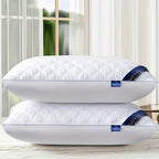 2/4 almohadas para dormir, 2/4 piezas de 48X74Cm, diseño moderno, lujo para todas las estaciones, calidad de hotel de 5 estrellas, edredón acolchado para un sueño profundo, soporte para el cuello, alta densidad, no se hunde, apto para todas las estaciones