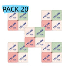 Pack 4 Gomas de Borrar MilanN 430 | Goma Suave Tipo Miga de Pan, Caucho Sintético, Borrado Limpio sin Manchas, Ideal para Colegio, Oficina y Dibujo