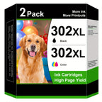 Cartucho de tinta | Cartuchos de tinta 302XL Remanufacturados para HP 302 XL para HP Officejet 3800 3830 3833 Deskjet 1110 1112 2100 3630 3631