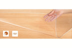 1 funda de mesa de 2 mm de grosor, resistente al aceite, con bordes biselados, fácil de limpiar, disponible en un almacén local, duradera contra el desgaste, un accesorio de mesa, cubierta protectora para mesas, tapetes de mesa