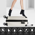 Maleta de embarque de carcasa rígida ABS 55x35x20cm, carrito de viaje, equipaje de mano de cabina, 33L, regalo de Black Friday, Día de Acción de Gracias, Navidad