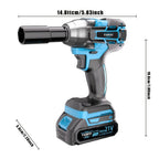 Llave de impacto inalámbrica sin escobillas portátil | Automoción, ruedas y reparaciones
