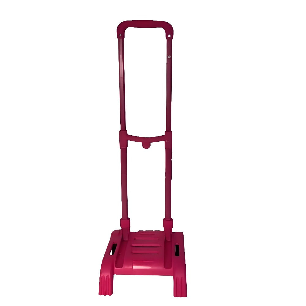 Carrito, carrito para mochila escolar, resistente y duradero, color sólido clásico, portátil y cargable, ligero y ahorrador de mano de obra, azul, rojo oscuro, negro, rojo