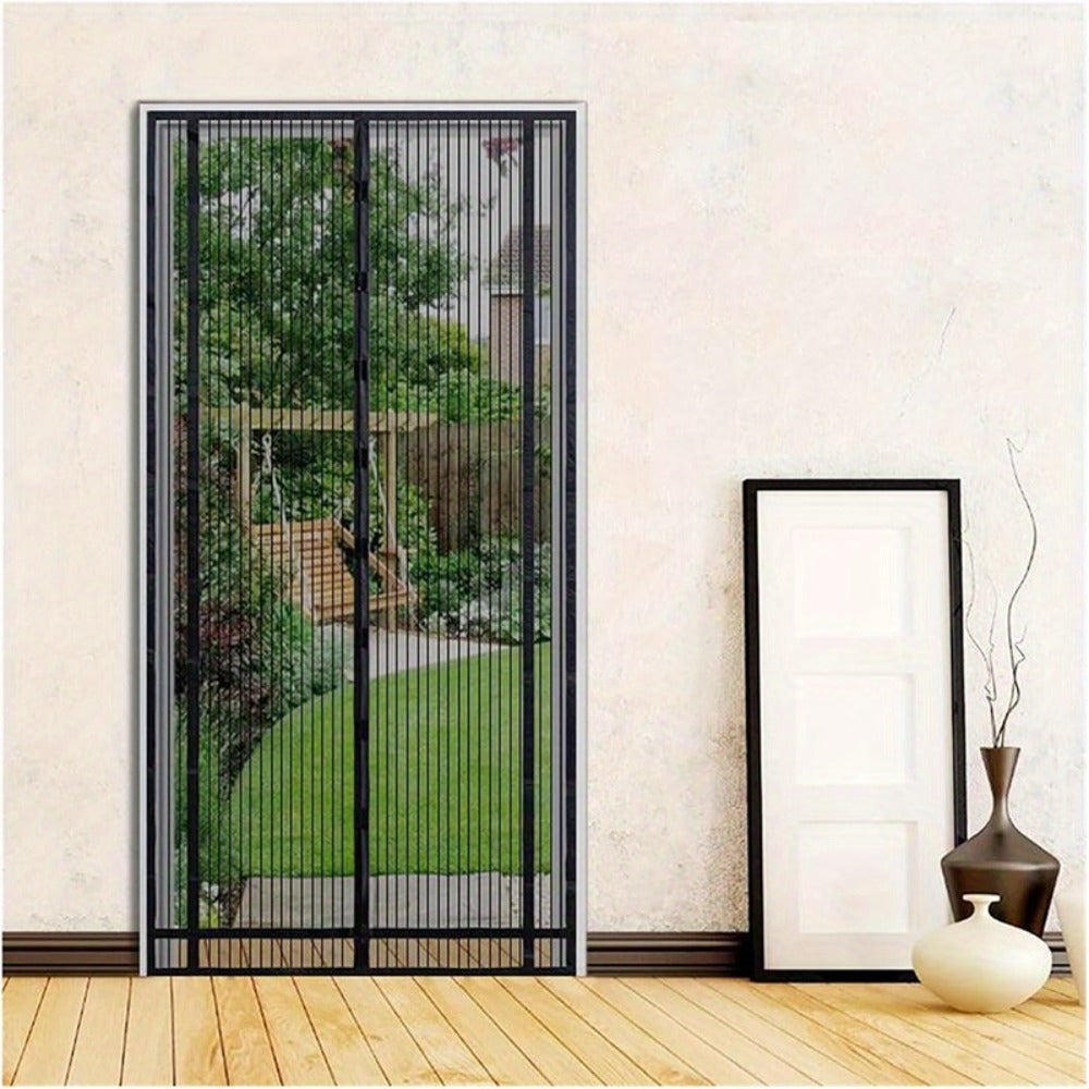 Mosquitera magnética para puerta o ventana 10cm | Balcón, patio y ventilación del hogar