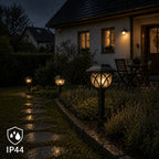 Juego de 6 luces solares de camino Setonr para exterior, luces LED de estaca para jardín para césped, patio, paisajismo, patio, camino y decoración de maceteros