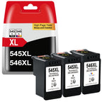 Cartuchos de Impresora PG-545XL CL-546XL para Canon 545 546 XL, Paquete Multipack de Repuesto para Pixma MX495 TR4550 TS3150 TR4551 MG3050 MG2555s MX490 TS3151 MG2550s TS3350 MG2950 MG29500 S MG3051