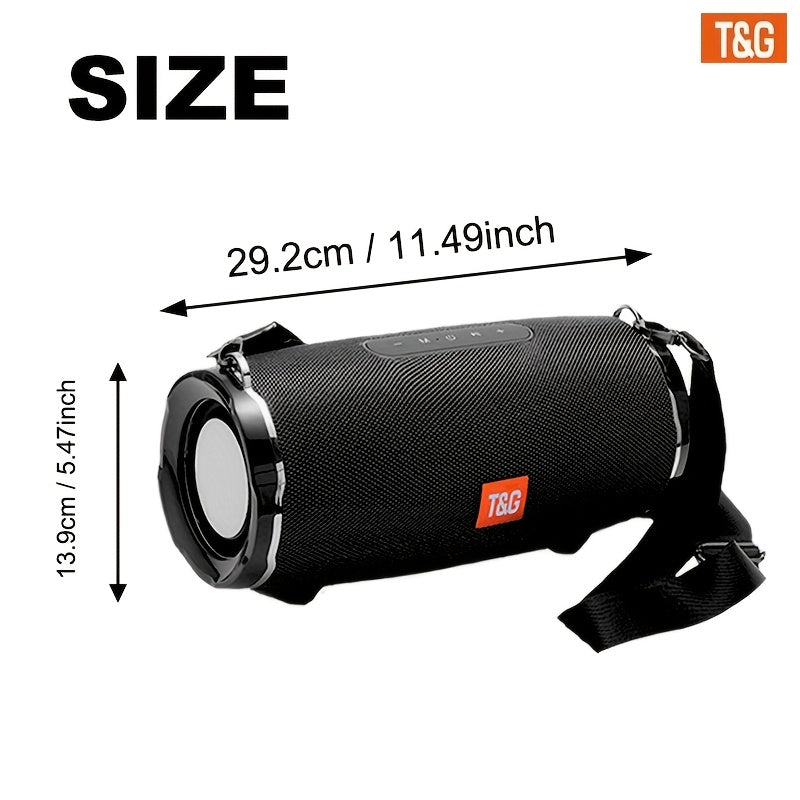 Altavoz Bluetooth | Altavoz sin varillas portátil de alta potencia TG187, audio de alta resolución con doble altavoz, sonido envolvente