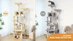 Árbol rascador para gatos 184 cm | Juego descanso escalada y cuidado de uñas