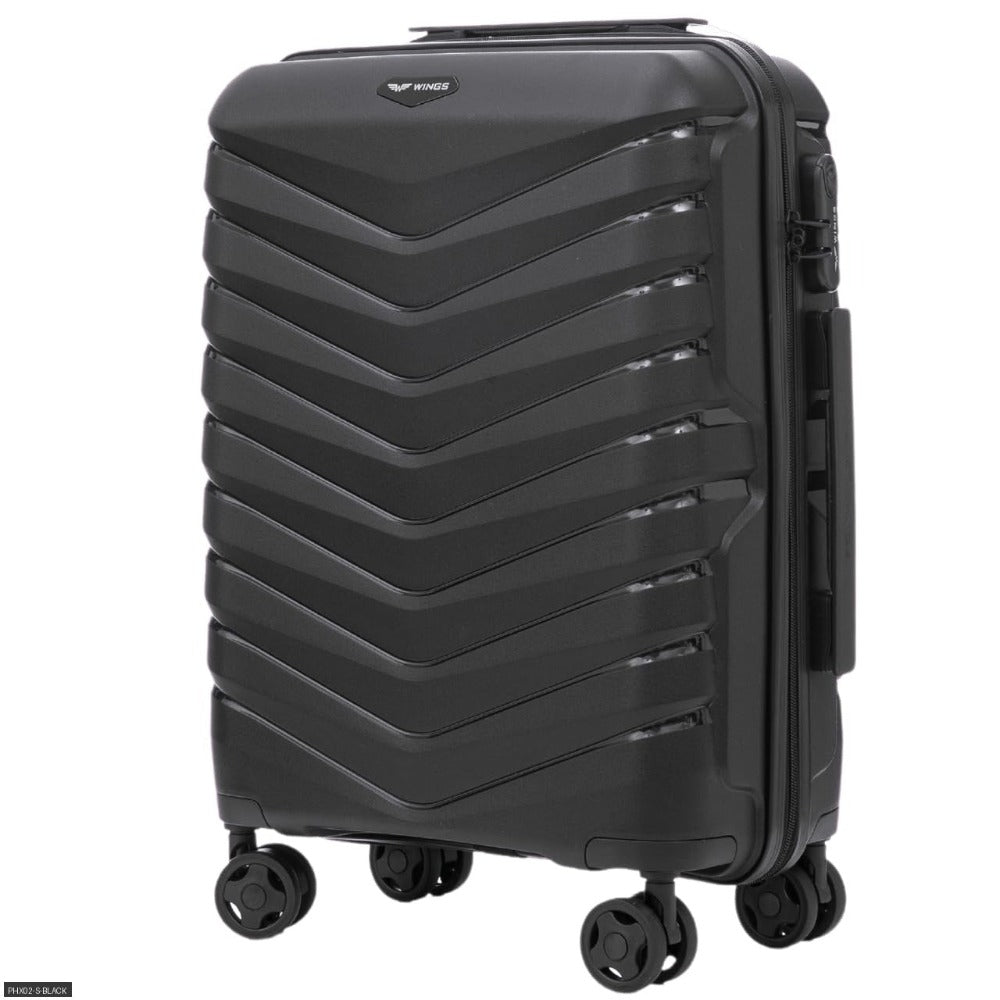 Opciones de equipaje / Polipropileno TSA / 28" 24" 20" 18" pulgadas / Dimensiones aproximadamente 75 x 50 x 30 cm o 68 x 41 x 25 cm o tamaño de cabina 55 x 40 x 20 cm o equipaje de mano 50 x 34 x 18 cm con ruedas desmontables / Equipaje de mano ABS+ de al