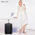 1pieza de 53 x 36 x 18 cm Equipaje de cabina ligero maleta de mano maleta pequeña de tela para equipaje de mano de avión para Lufthansa Eurowings Ryanair maleta con ruedas estuche de tela
