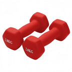 Mancuernas Fijas de Neopreno para Ejercicios en Gimnasio | Material: Hierro con Revestimiento de Vinilo | Pesas para Mujeres y Hombres