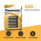 Baterías Alcalinas AA/AAA (LR6/LR03) 1.5V - 24/48piezas Baterías Panasonic Baterías de Juguetes Baterías de Control Remoto - Energía Duradera y Confiable | Para Controles Remotos, Ratones, Linternas, Relojes Despertadores | Marca Panasonic