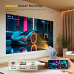 Proyector Inteligente Magcubic Hy300Pro+, BT5.2 Local 720P y 4K Compatible, Rotación de 180°, Corrección Automática de Keystone, Proyector Portátil de Cine en Casa para Películas, Proyector de Tecnología Inteligente, Regalo Ideal para Familiares y Amigos