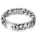 Pulsera de motociclista para hombre de acero inoxidable, cadena pulida de alta calidad, adecuada para uso diario, regalo de joyería para esposo, padre, novio