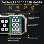 Arranque de coche con compresor de aire e inflador de neumáticos inalámbrico, arrancador de batería de 12000A con banco de energía y linternas LED, caja de arranque automático de 12V para todos los vehículos de gasolina o diésel de 10.0L con estuche de tr