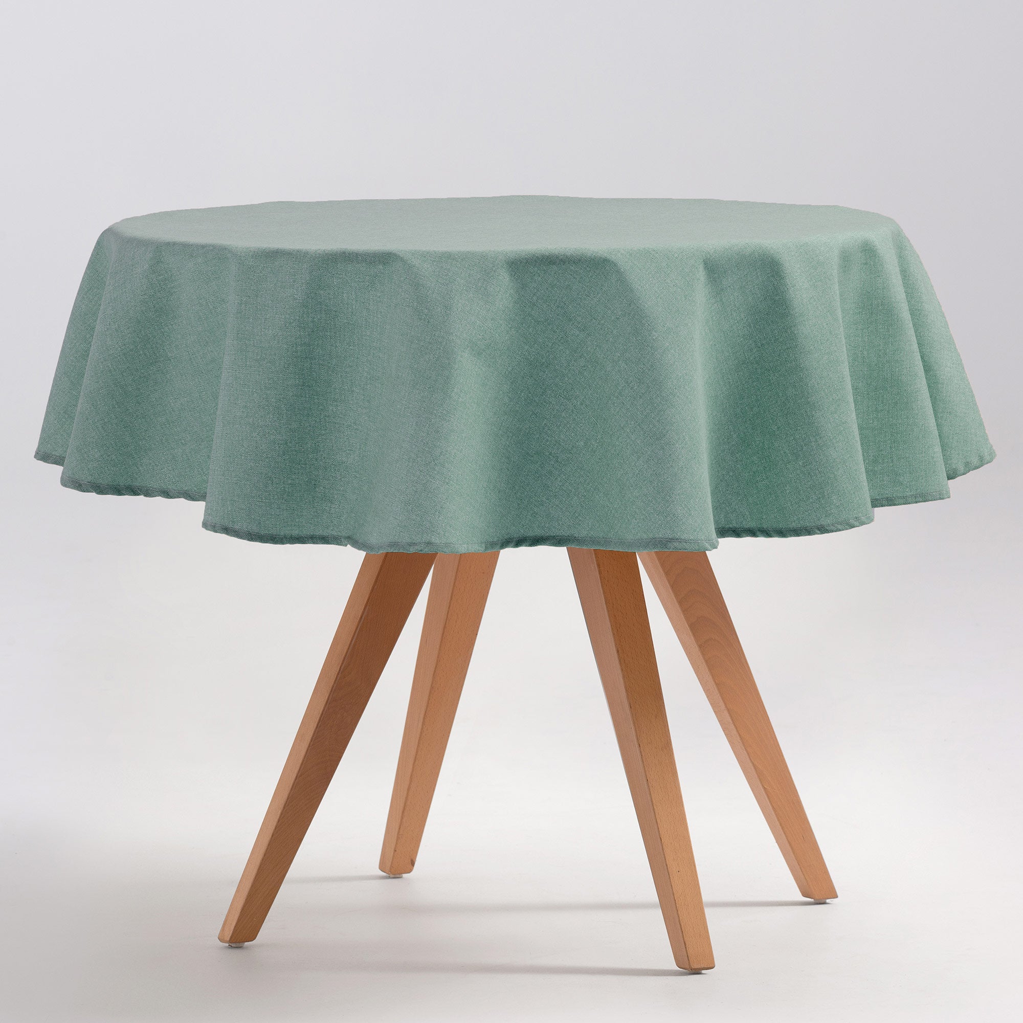Mantel liso antimanchas impermeable suave y resistente, uso diario mesa salón o exterior cuadrada, rectangular, redonda, estilo mediterráneo para el hogar y exterior
