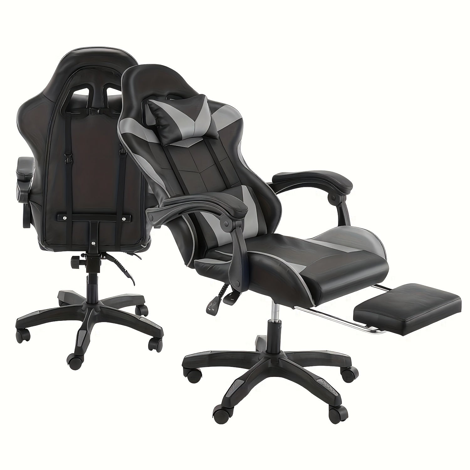 Silla de oficina para teletrabajo y estudio | metal y ajustable