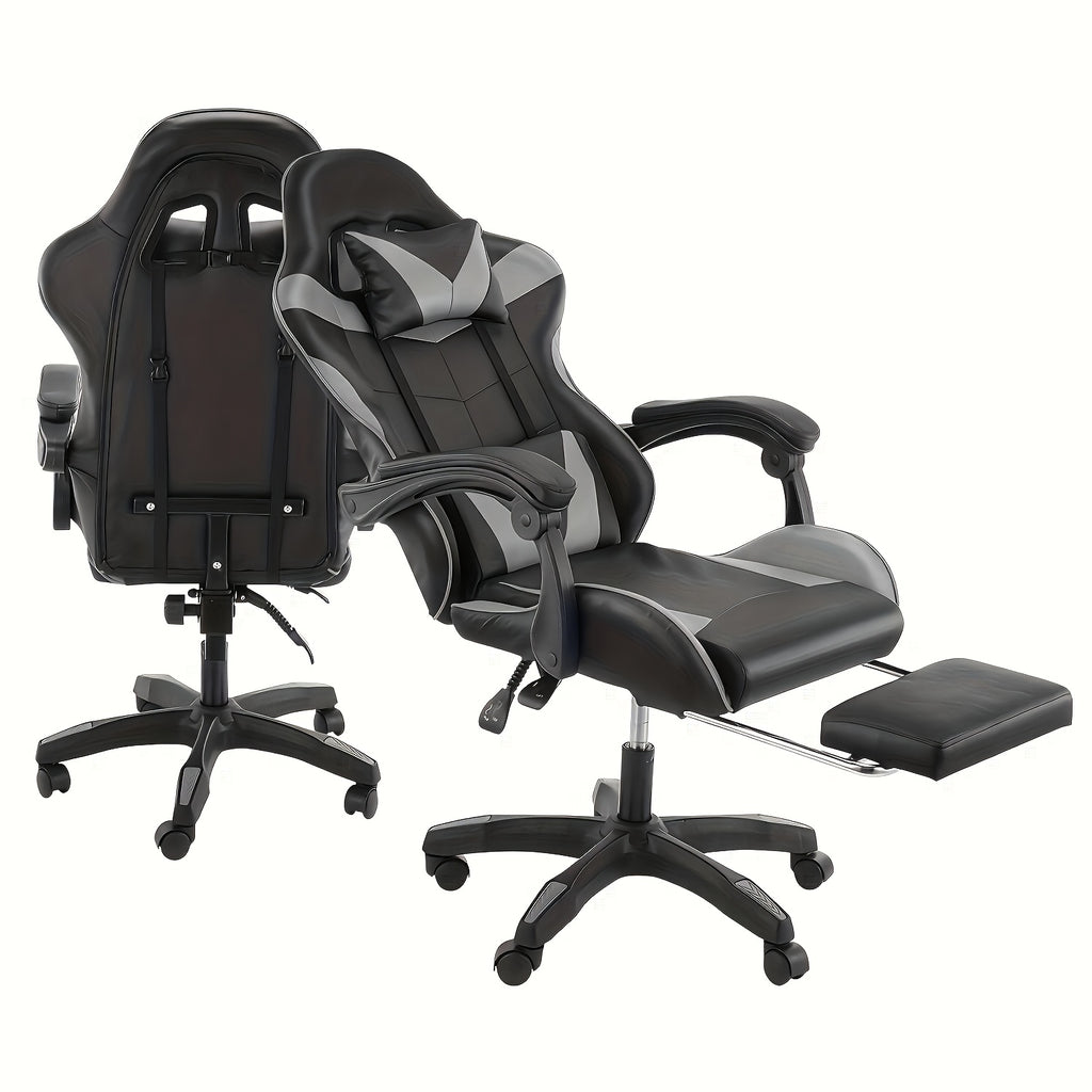 Silla de oficina para teletrabajo y estudio | metal y ajustable