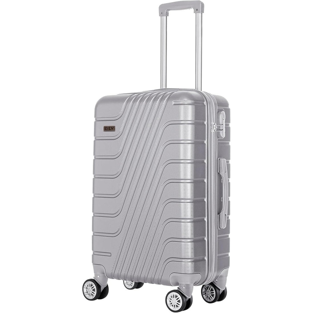 1 Unidad Maleta De Cabina 52x35x20cm, Unisex, Ideal Para Viajes De Pascua, Viajes Y Negocios; Capacidad 10kg, Material ABS, Cerradura De Combinación, Ruedas Desmontables Y Resistentes
