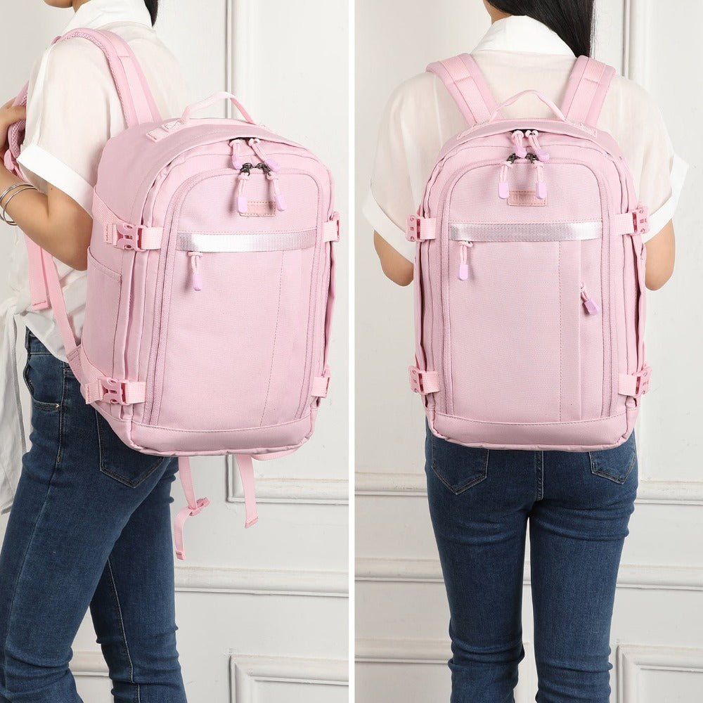 Mochila de cabina 40 x 20 x 25 cm (20 L) | Mochila ideal para viajes en avión | Mochila de cabina para hombre y mujer para el trabajo, viajes, senderismo y escuela