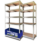 Estantería Metálica Galvanizada Nyana Home 875kg 5 Baldas 180x90x40cm