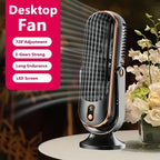 Enfriador de aire portátil | Aire Acondicionado y Enfriador Portátil - Doble Motor 5 Velocidades 720 Grados Enfriamiento Envolvente | Ventilador
