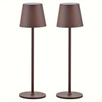 Lámpara de mesa para iluminación de dormitorio y escritorio | 2 L y Metal