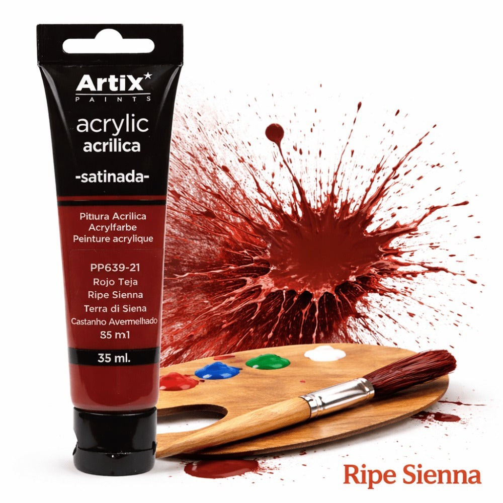1x Pintura Acrílica 35ml, Colores Surtidos
