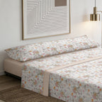 Juego de cama de tres piezas | Sábanas | Múltiples tamaños disponibles | Primavera/Verano | Diseño cómodo | Suave y agradable para la piel | Múltiples texturas disponibles