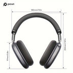 Auriculares Bluetooth | Auriculares híbridos con cancelación activa de ruido Picun con múltiples modos, auriculares inalámbricos supraaurales